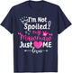 I'm Not Spoiled My Mawmaw Just Loves Me Team Girls Matching T-Shirt - T-Shirt | Navy