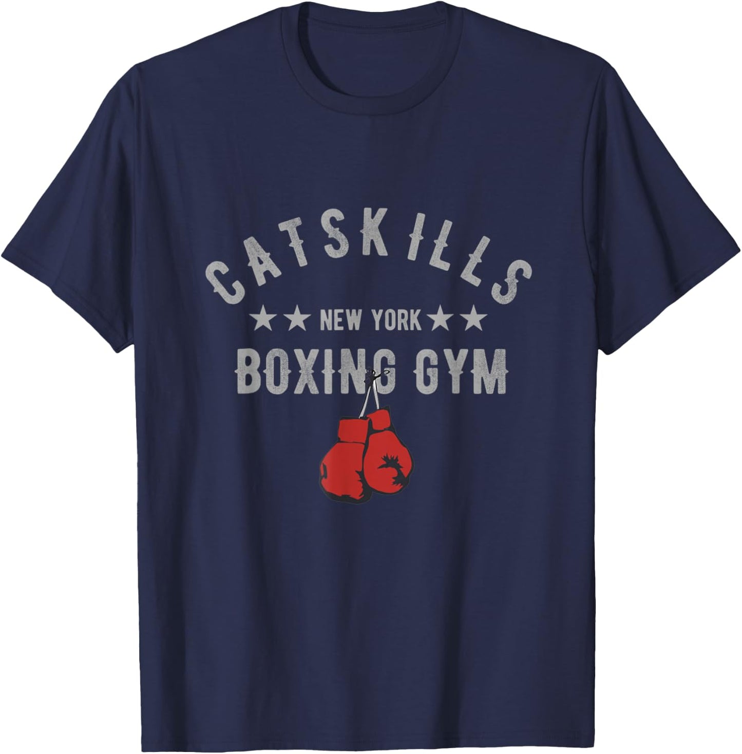 Vintage Catskills New York Boxing Gym Boxing Day T-Shirt - T-Shirt | Navy