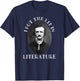 Classic I Put the Lit in Literature & Poetry Edgar Allan Poe T-Shirt - T-Shirt | Navy