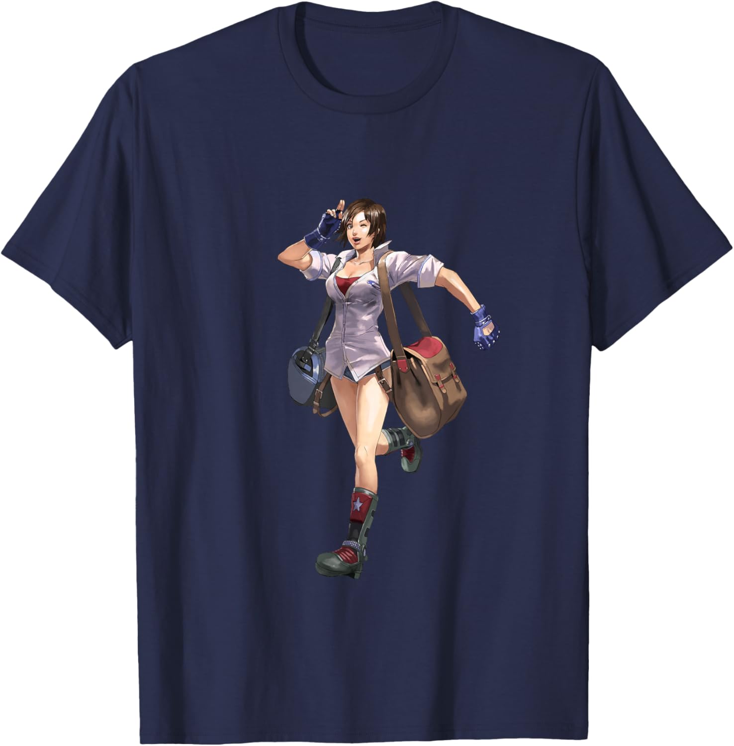 Bandai Namco Entertainment Inc. TEKKEN7 Asuka Kazama 003 , Small, Black T-Shirt - T-Shirt | Navy
