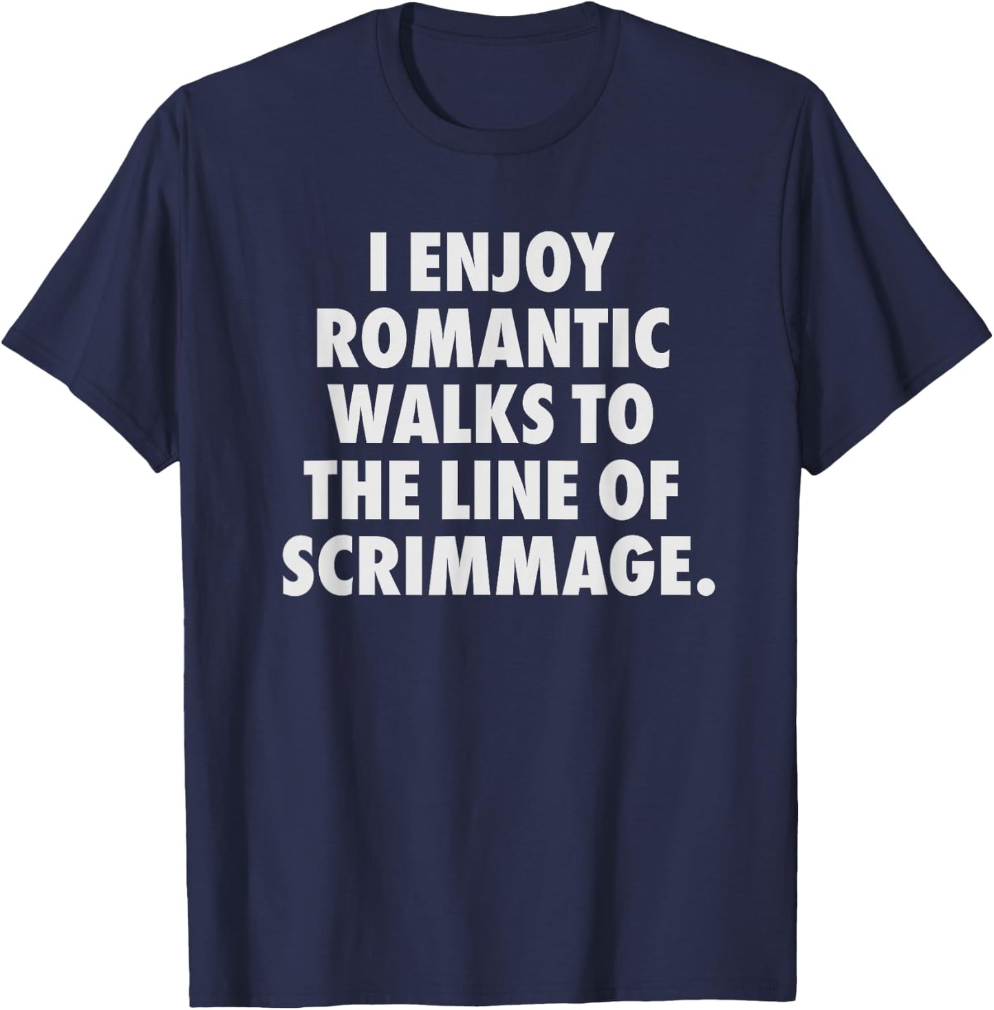 Funny Football Lineman Offensive T-Shirt - T-Shirt | Navy