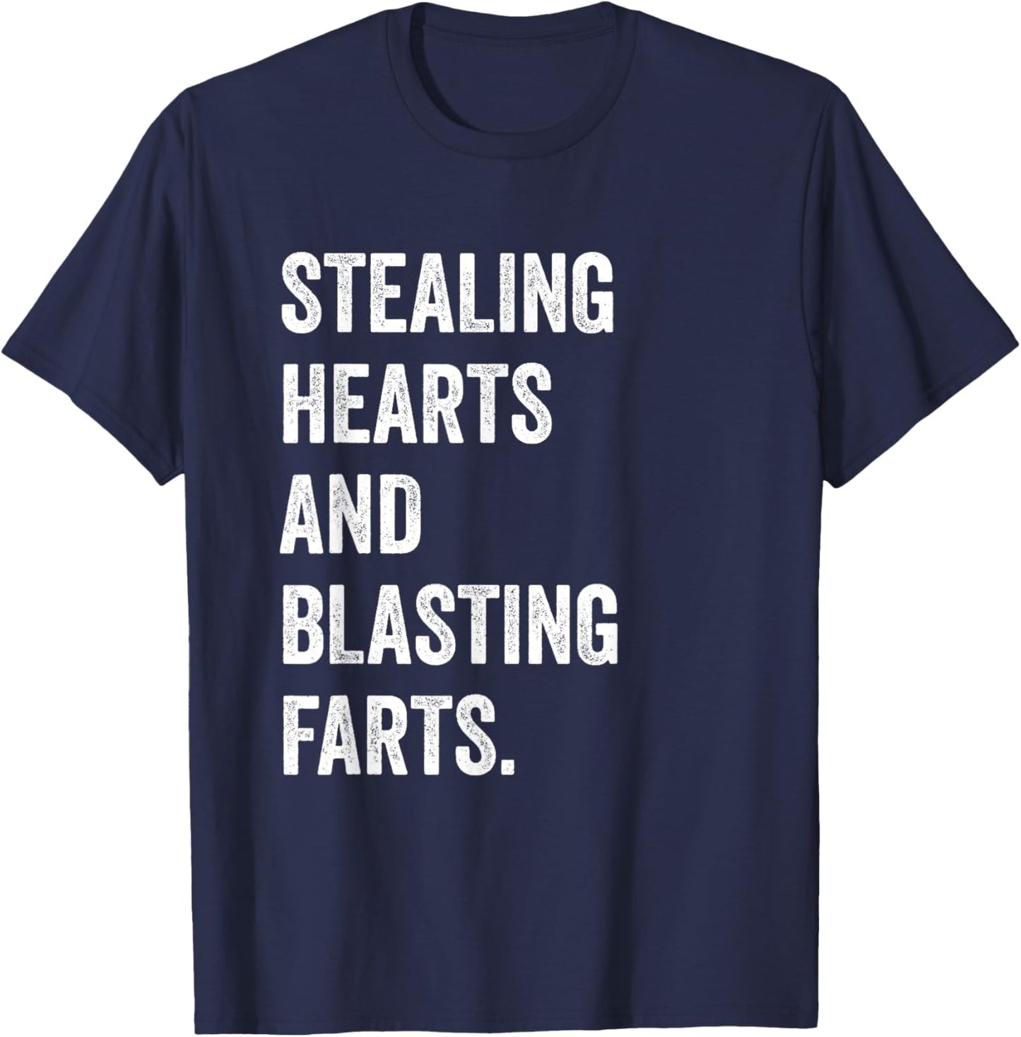 Stealing Hearts And Blasting Farts Vintage toddler & kids T-Shirt - T-Shirt | Navy