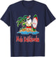 Mele Kalikimaka - Island Christmas Santa T-Shirt - T-Shirt | Navy