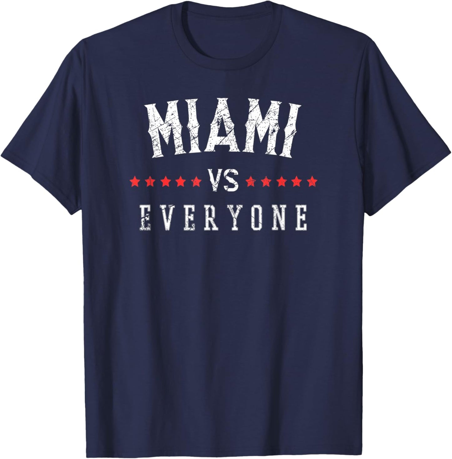 Vintage Miami VS Everyone - All Sport Best Miami T-Shirt - T-Shirt | Navy