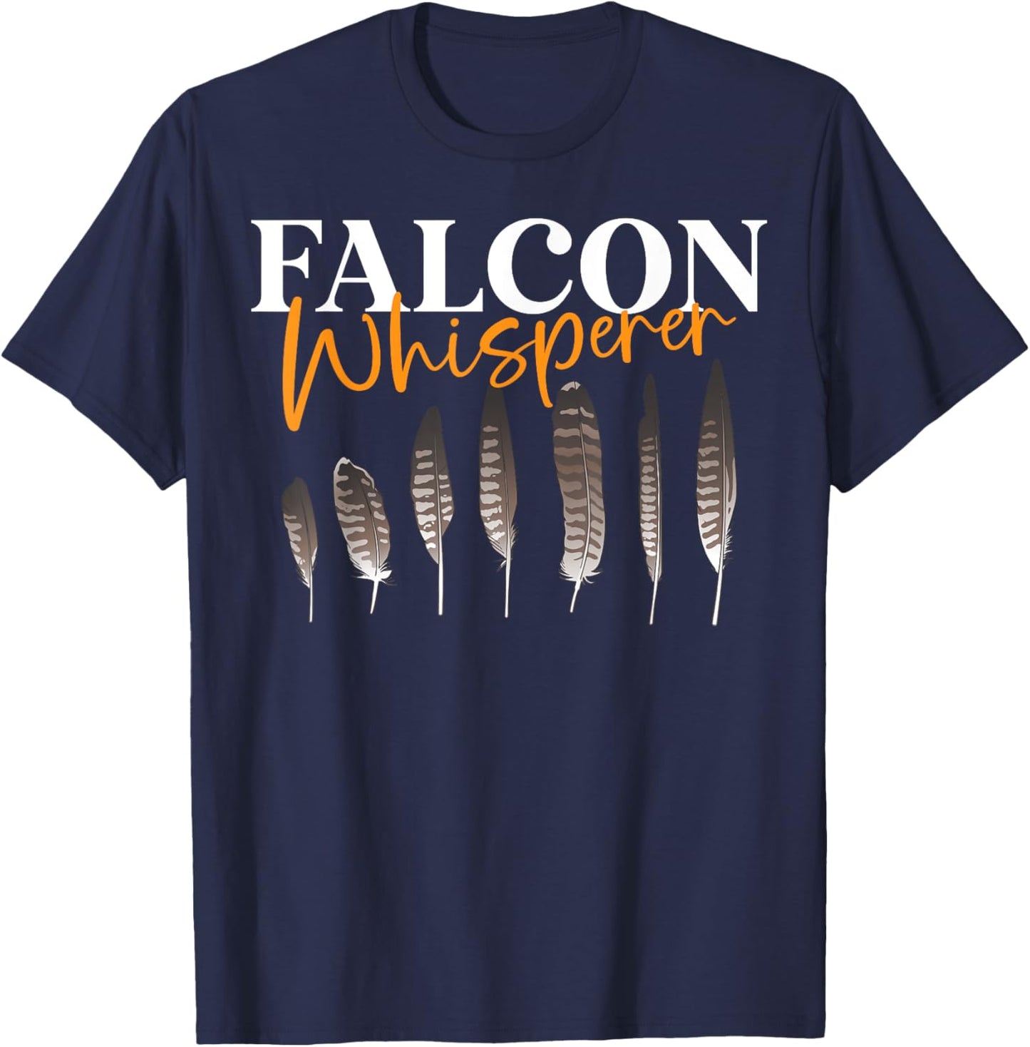 Falcon Whisperer Bird Owner Ornithology Falconry T-Shirt - T-Shirt | Navy