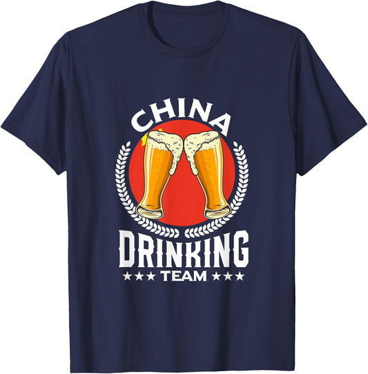 China Drinking Team T-Shirt - T-Shirt | Navy