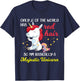 Red Hair Majestic Unicorn Funny Ginger Head Pride T-Shirt - T-Shirt | Navy