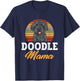 Black Labradoodle Dog Lover Doodle Mama Labradoodle Mom Women T-Shirt - T-Shirt | Navy