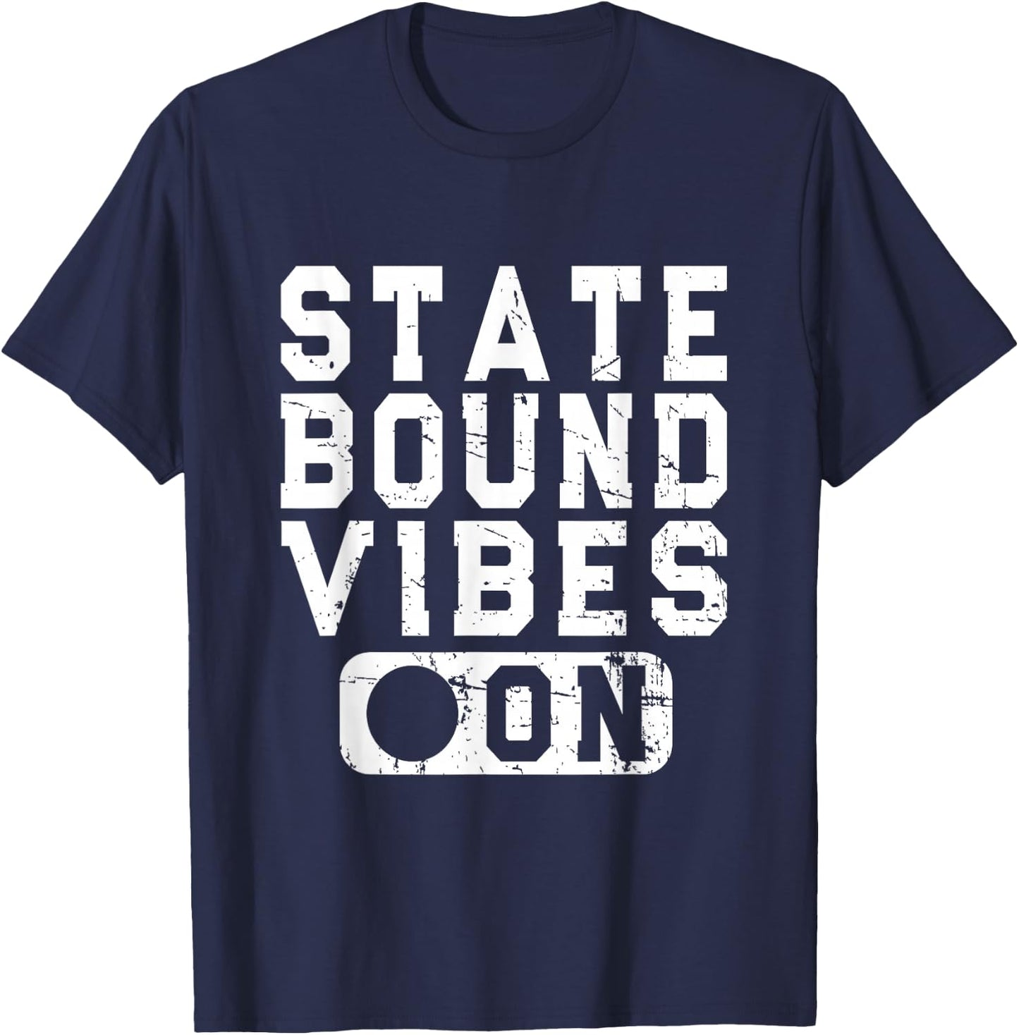 On - Fun School Competition Saying T-Shirt - T-Shirt | Navy