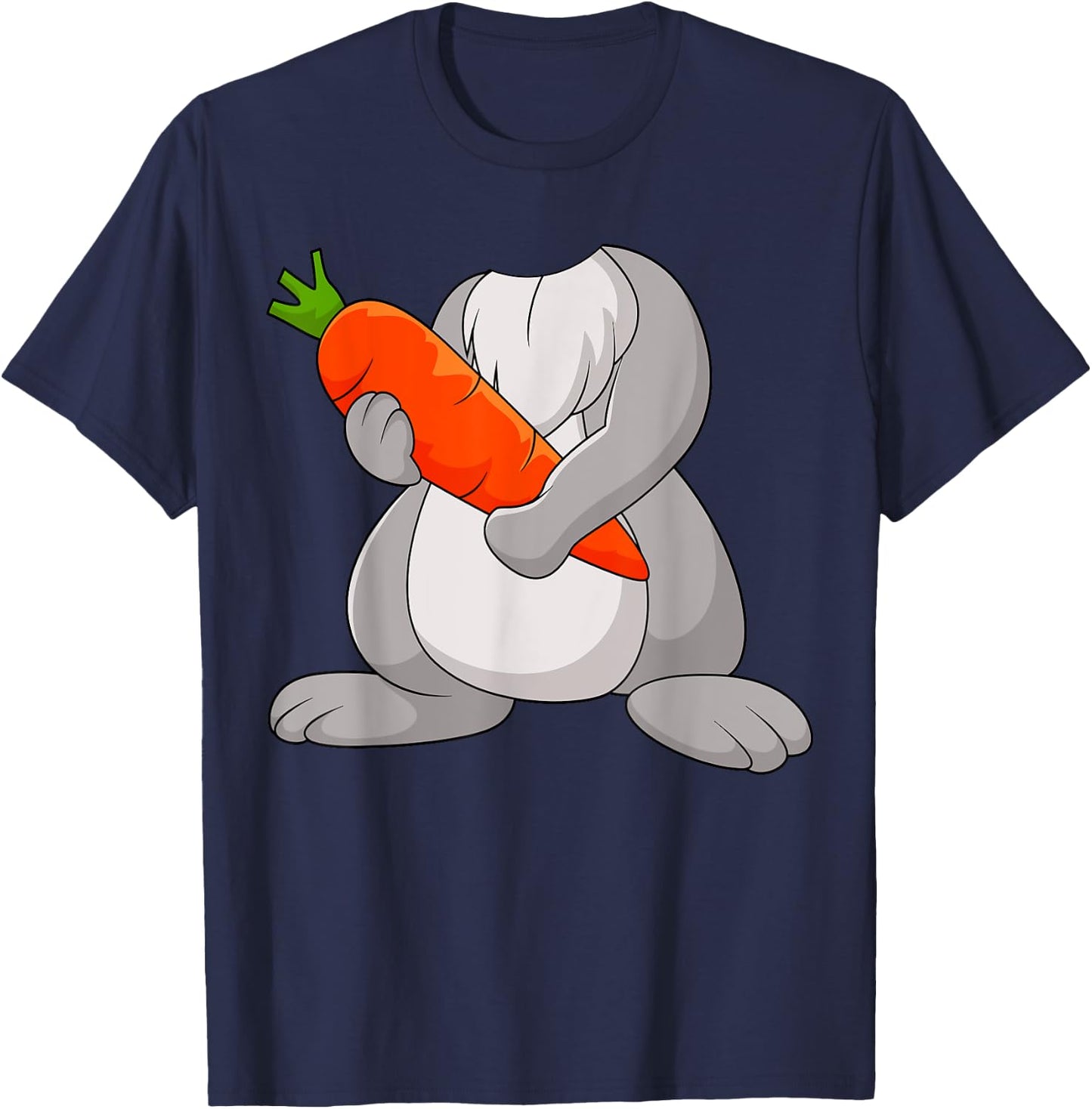 Funny Rabbit Body DIY Costume Bunny Cosplay Halloween Day T-Shirt - T-Shirt | Navy