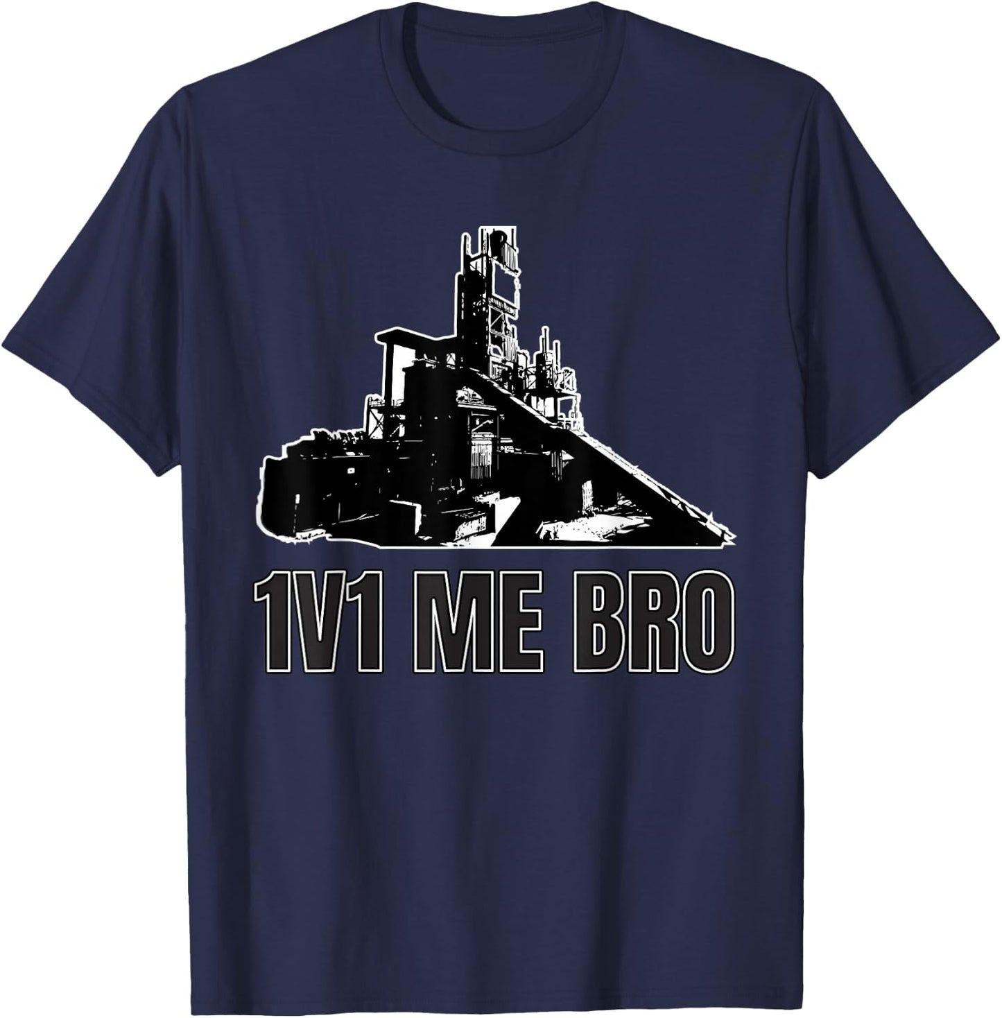 1V1 Me Bro - COD Rust Gift T-Shirt - T-Shirt | Navy