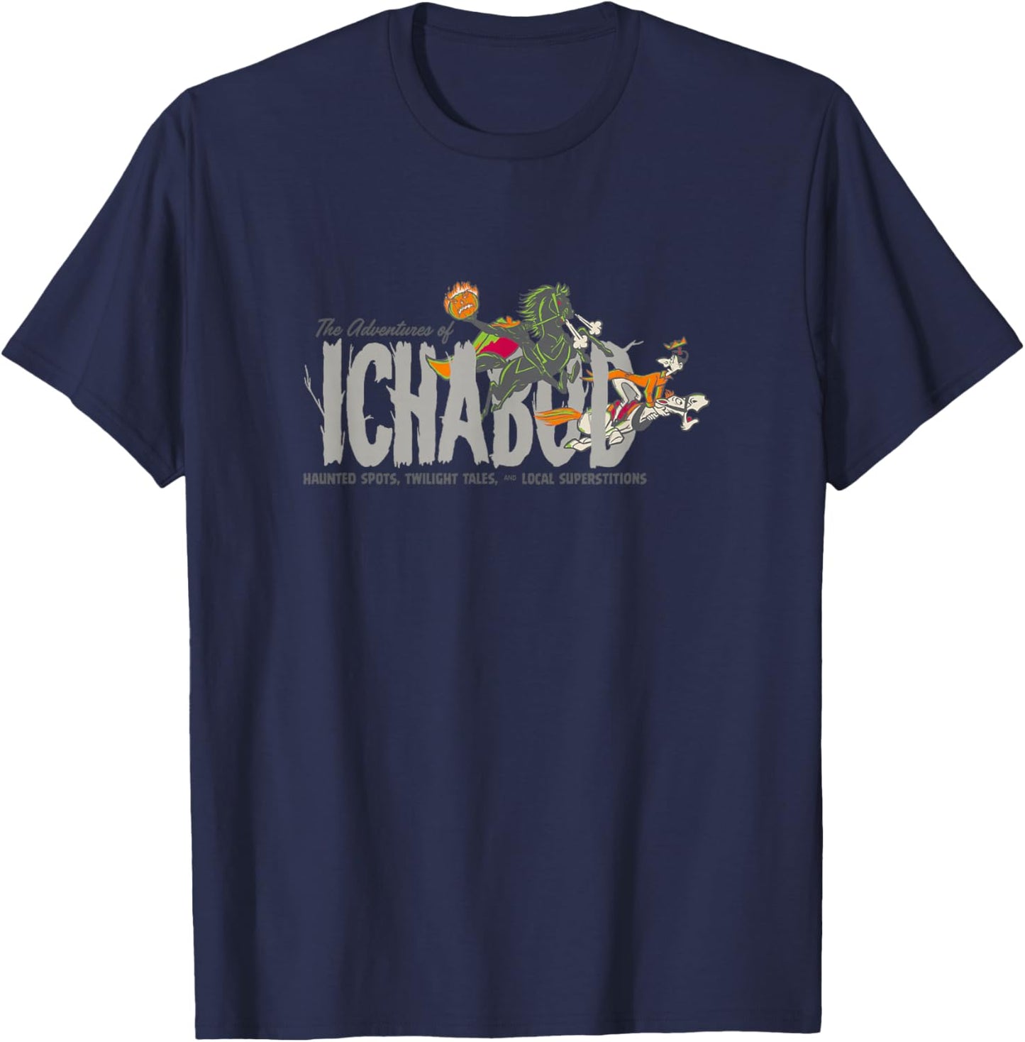 Disney The Legend of Sleepy Hollow Halloween Adventures T-Shirt - T-Shirt | Navy