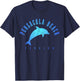 Pensacola Beach Florida FL Vintage Dolphin Vacation T-Shirt - T-Shirt | Navy