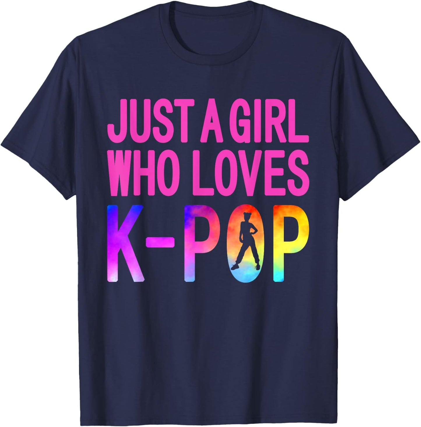 Funny K-Pop Korean Pop Music Lover Fans Boy Band Girls Gifts T-Shirt - T-Shirt | Navy