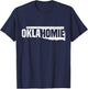 Oklahomie Funny Humor Oklahoma state Pride Vintage Retro T-Shirt - T-Shirt | Navy