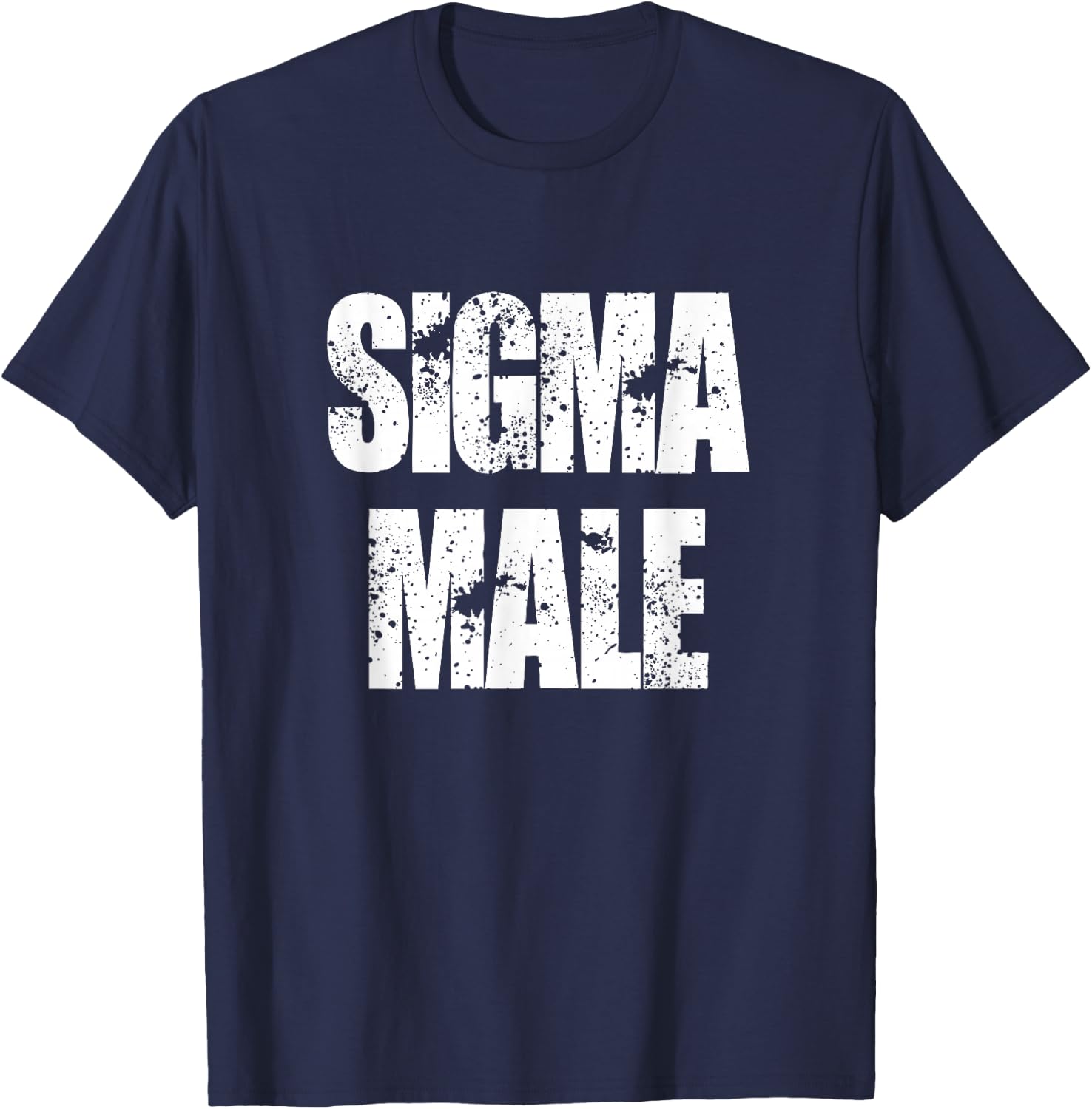 Sigma male loner lone wolf individualist T-Shirt - T-Shirt | Navy