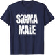 Sigma male loner lone wolf individualist T-Shirt - T-Shirt | Navy