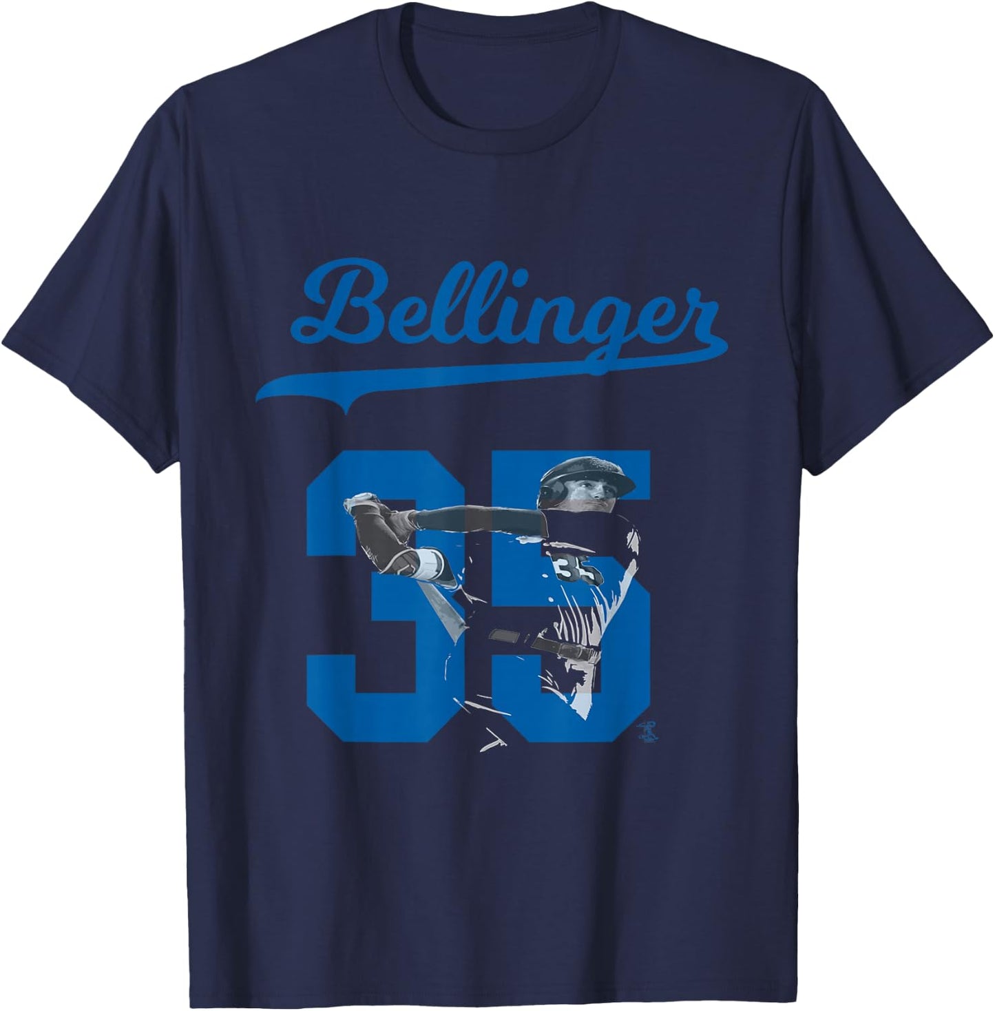 Cody Bellinger Bellinger 35 - Apparel T-Shirt - T-Shirt | Navy