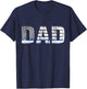 Thin Blue Line Police Dad Police Officer Supporter Father T-Shirt - T-Shirt | Navy