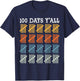 100 Days of School Kids 100th Day of School T-Shirt - T-Shirt | Navy