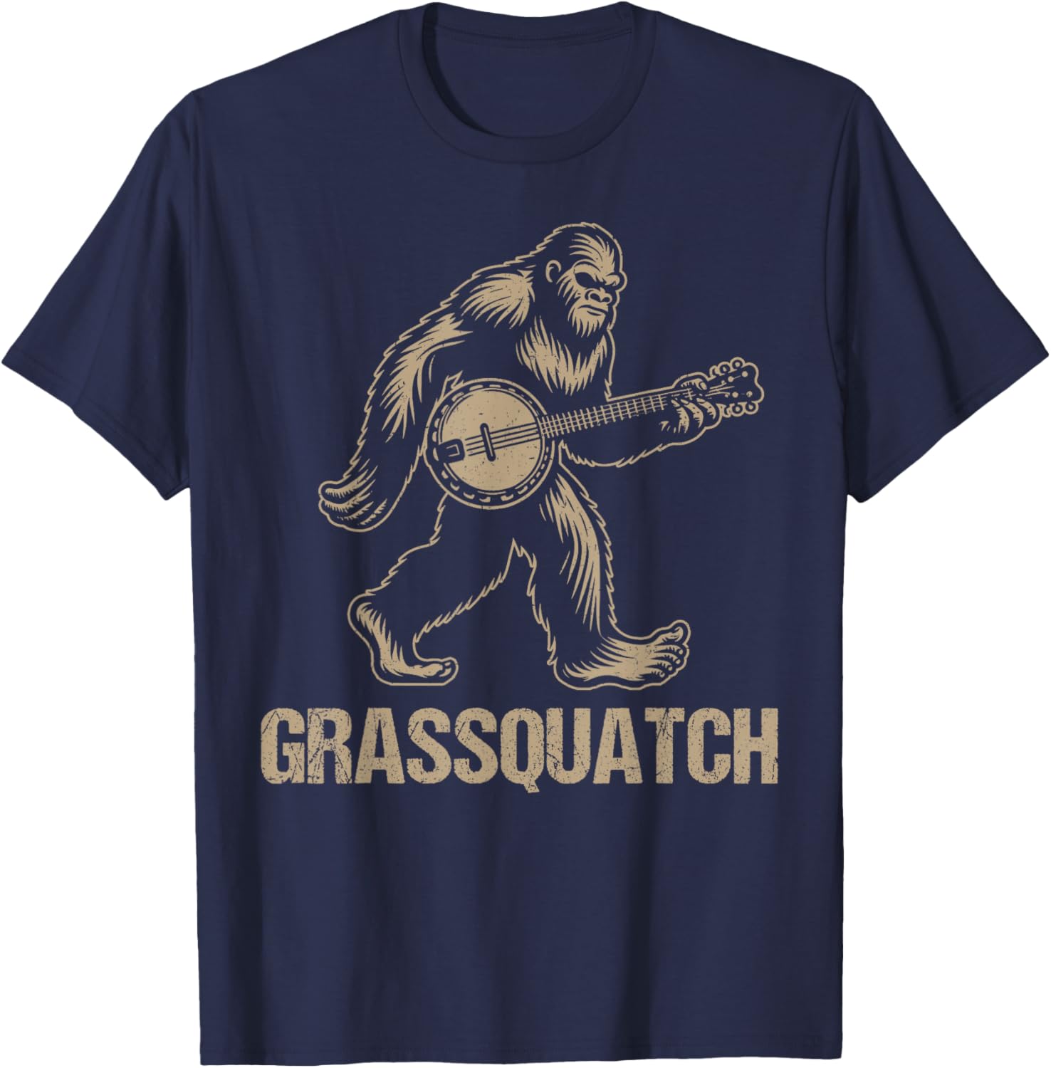 Bluegrass Banjo T-Shirt - T-Shirt | Navy