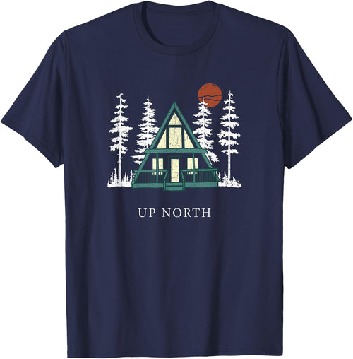 Up North A Frame Cabin Cottage Forest Sunset