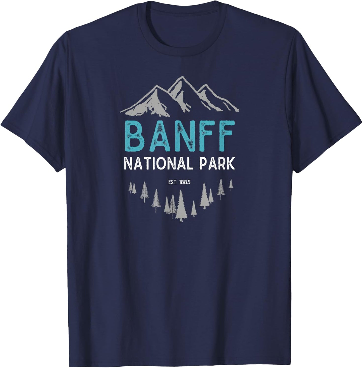 Banff Shirt Banff National Park Est 1885 Vintage Canada T-Shirt - T-Shirt | Navy