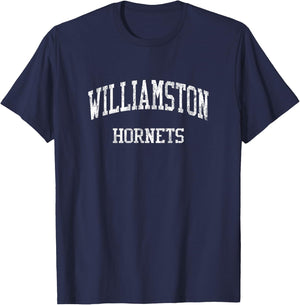 Williamston High School HS Williamston MI Vintage Sports T-Shirt - T-Shirt | Navy