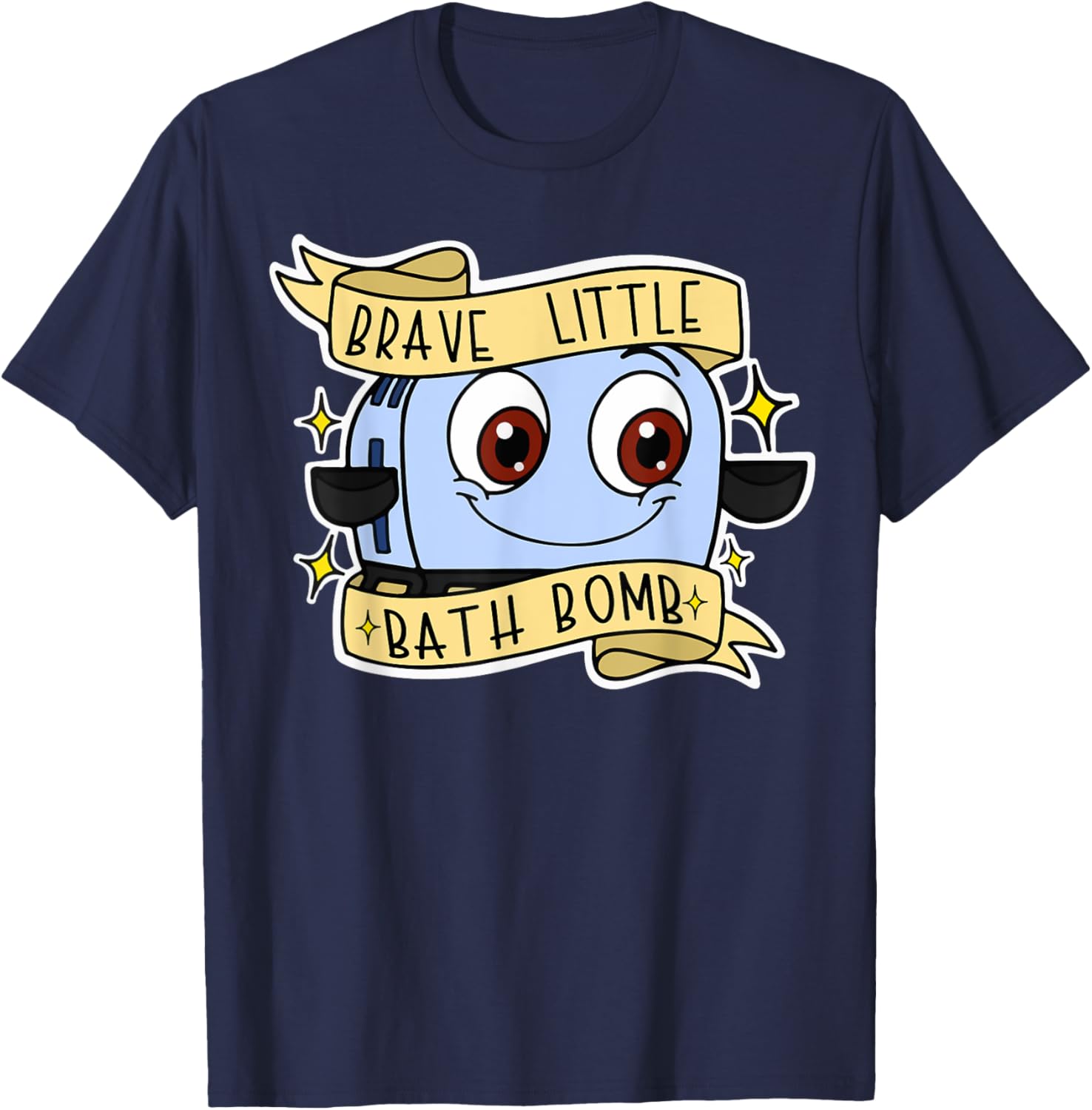 Brave Little Bath Bomb T-Shirt - T-Shirt | Navy