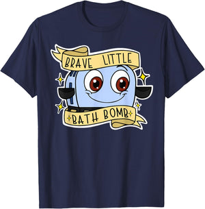 Brave Little Bath Bomb T-Shirt - T-Shirt | Navy