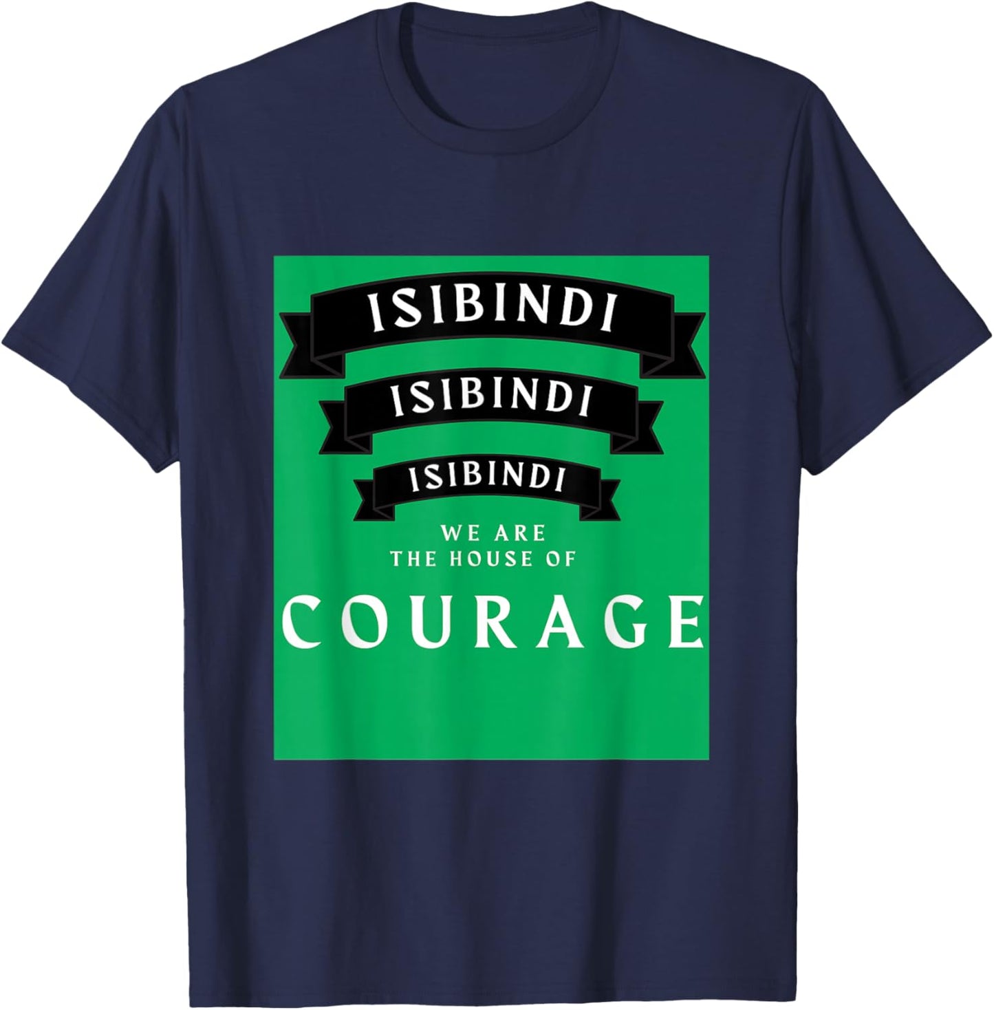 ISIBINDI House of Courage, RCA Givers School Courageous Art T-Shirt - T-Shirt | Navy