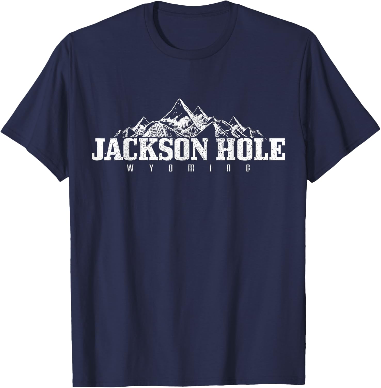 Jackson Hole Wyoming Mountains Pride Gift T-Shirt - T-Shirt | Navy