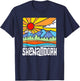 Shenandoah National Park Artistic Nature & Mountains Vintage T-Shirt - T-Shirt | Navy