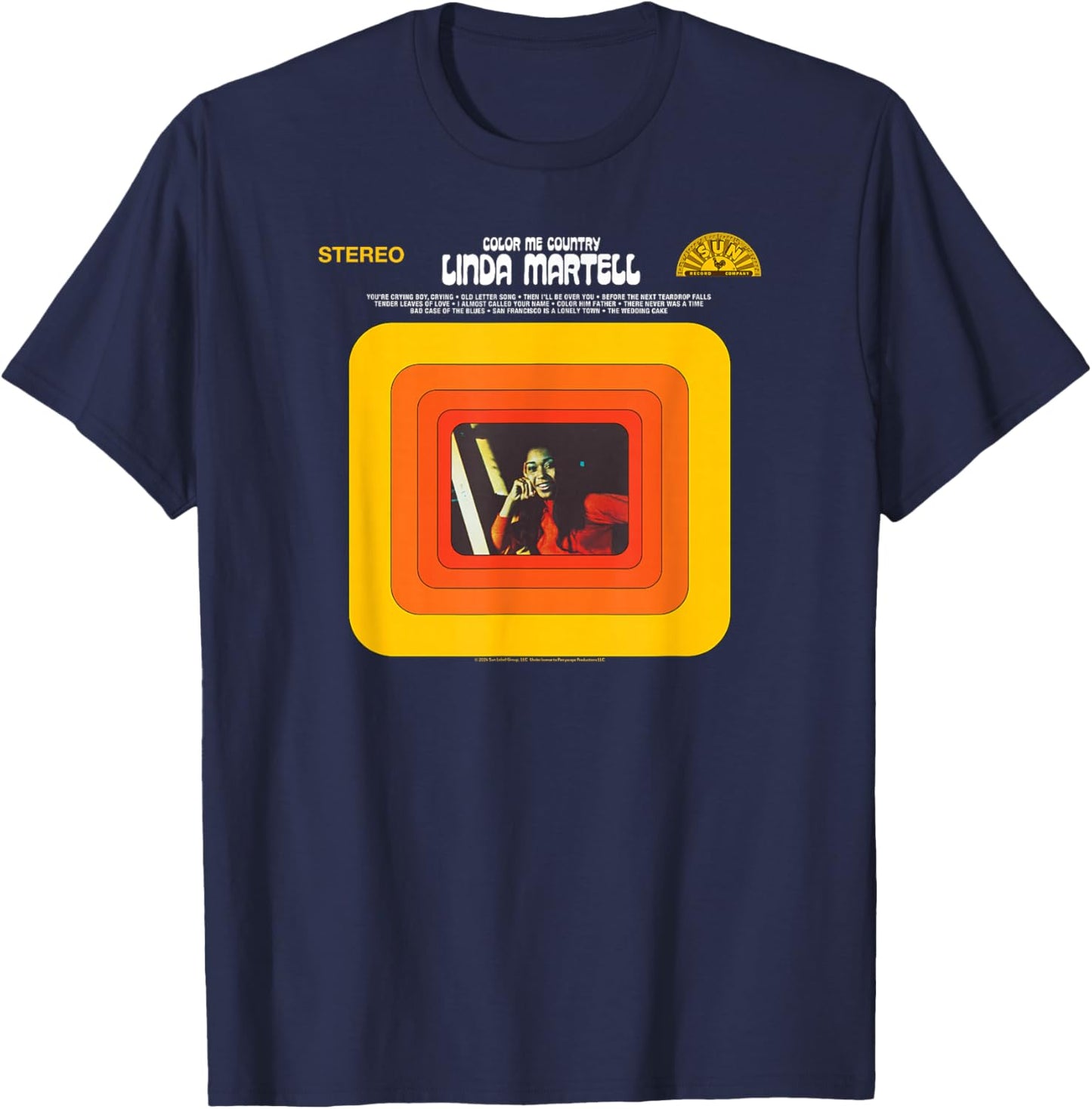 Sun Records X Linda Martell Color Me Country T-Shirt - T-Shirt | Navy