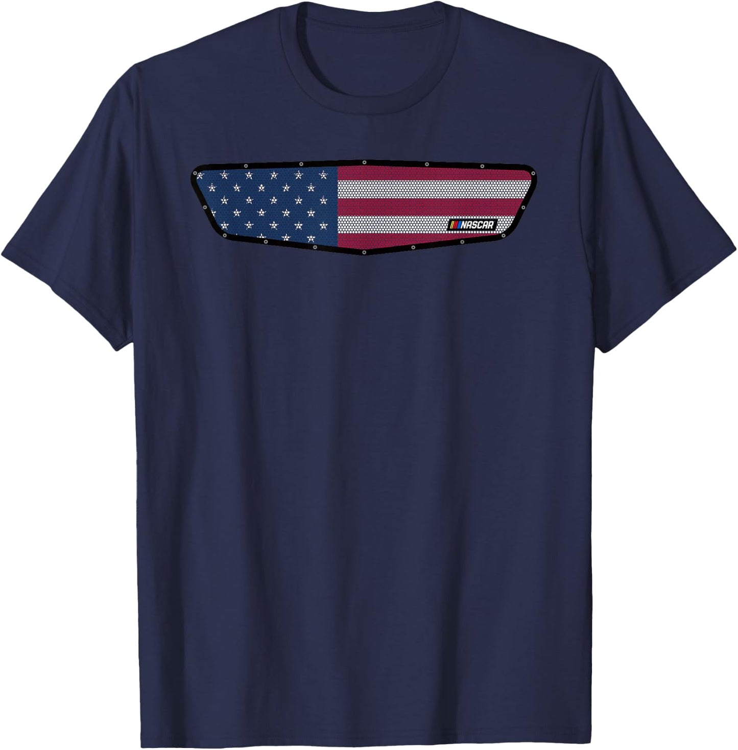 Nascar American Flag Grille T-Shirt - T-Shirt | Navy