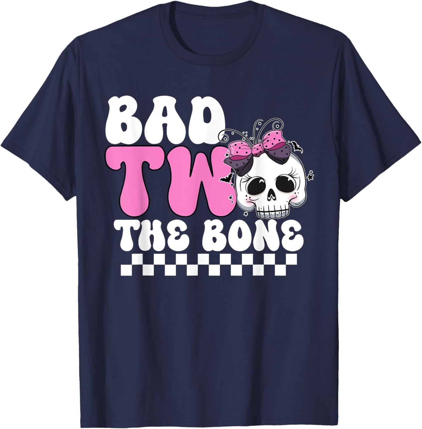 Bad Two The Bone Birthday T-Shirt - T-Shirt | Navy