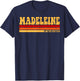 Madeleine Name Personalized Idea Women Vintage Madeleine T-Shirt - T-Shirt | Navy