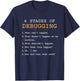 Debugging Stages Funny Coding Developer IT Programmer Gift T-Shirt - T-Shirt | Navy