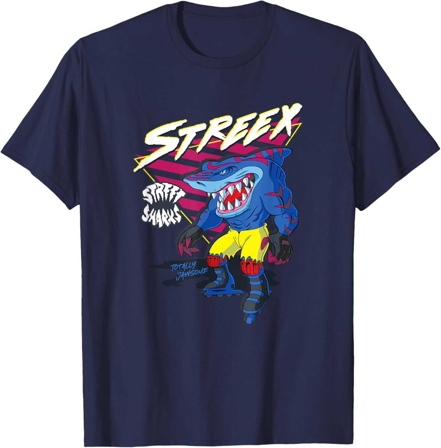 Street Sharks - Streex T-Shirt - T-Shirt | Navy