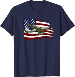 RC-135 Rivet Joint Spy plane Aircraft T-Shirt - T-Shirt | Navy
