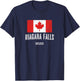 Niagara Falls Canada Canadian Flag Souvenir T-Shirt - T-Shirt | Navy