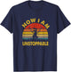 Now I Am Unstoppable Funny T-Rex T-Shirt - T-Shirt | Navy
