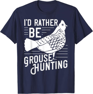 Ruffed Grouse Bird Gift Hunting Spruce Grouse T-Shirt - T-Shirt | Navy