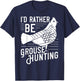 Ruffed Grouse Bird Gift Hunting Spruce Grouse T-Shirt - T-Shirt | Navy
