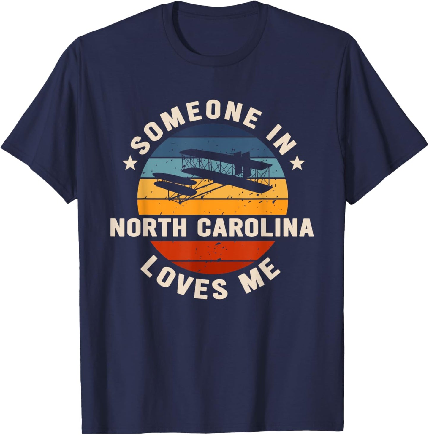Someone In North Carolina Loves Me T-Shirt - T-Shirt | Navy