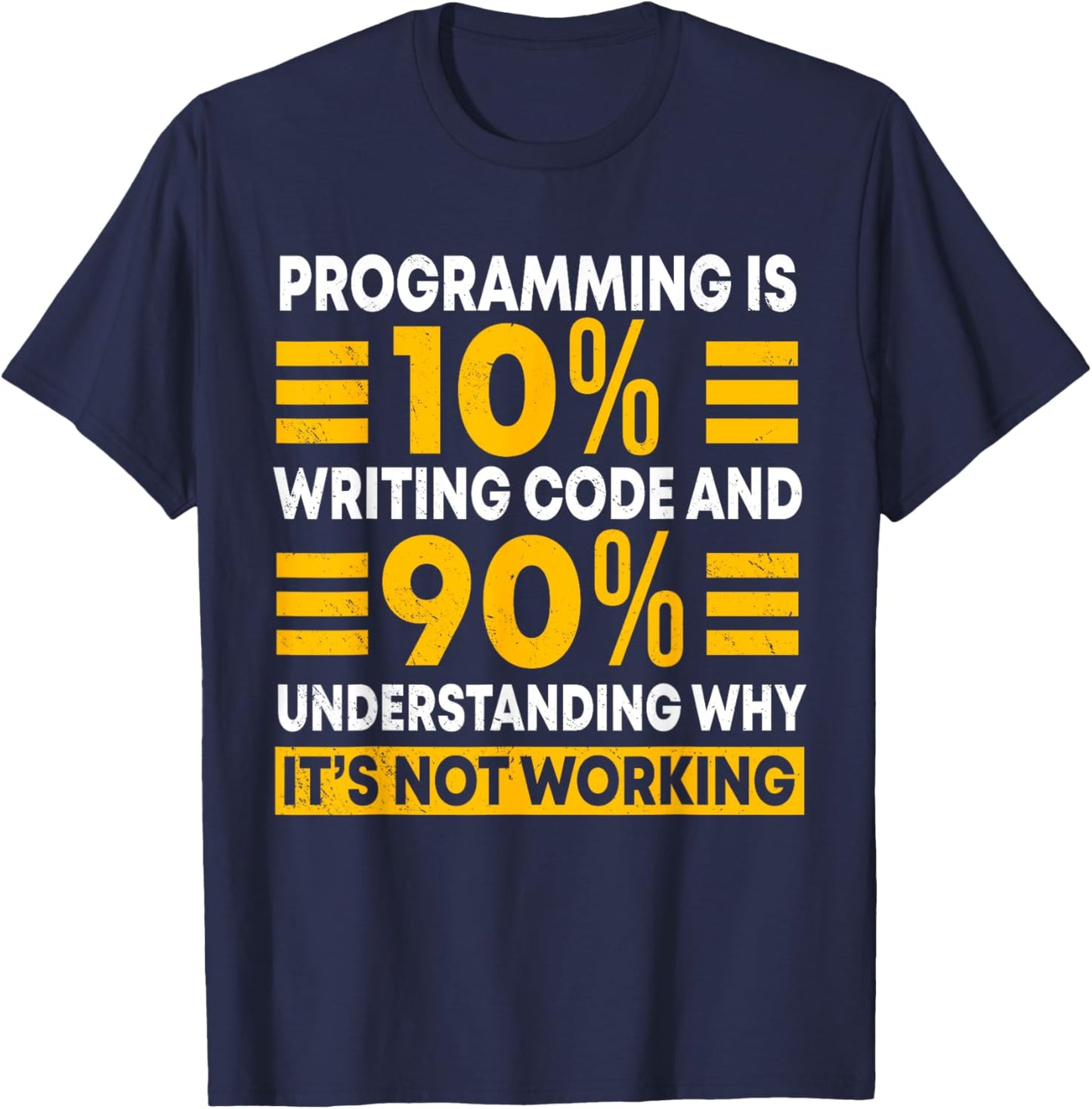 Programmer Software Developer Computer Engineer Coding T-Shirt - T-Shirt | Navy