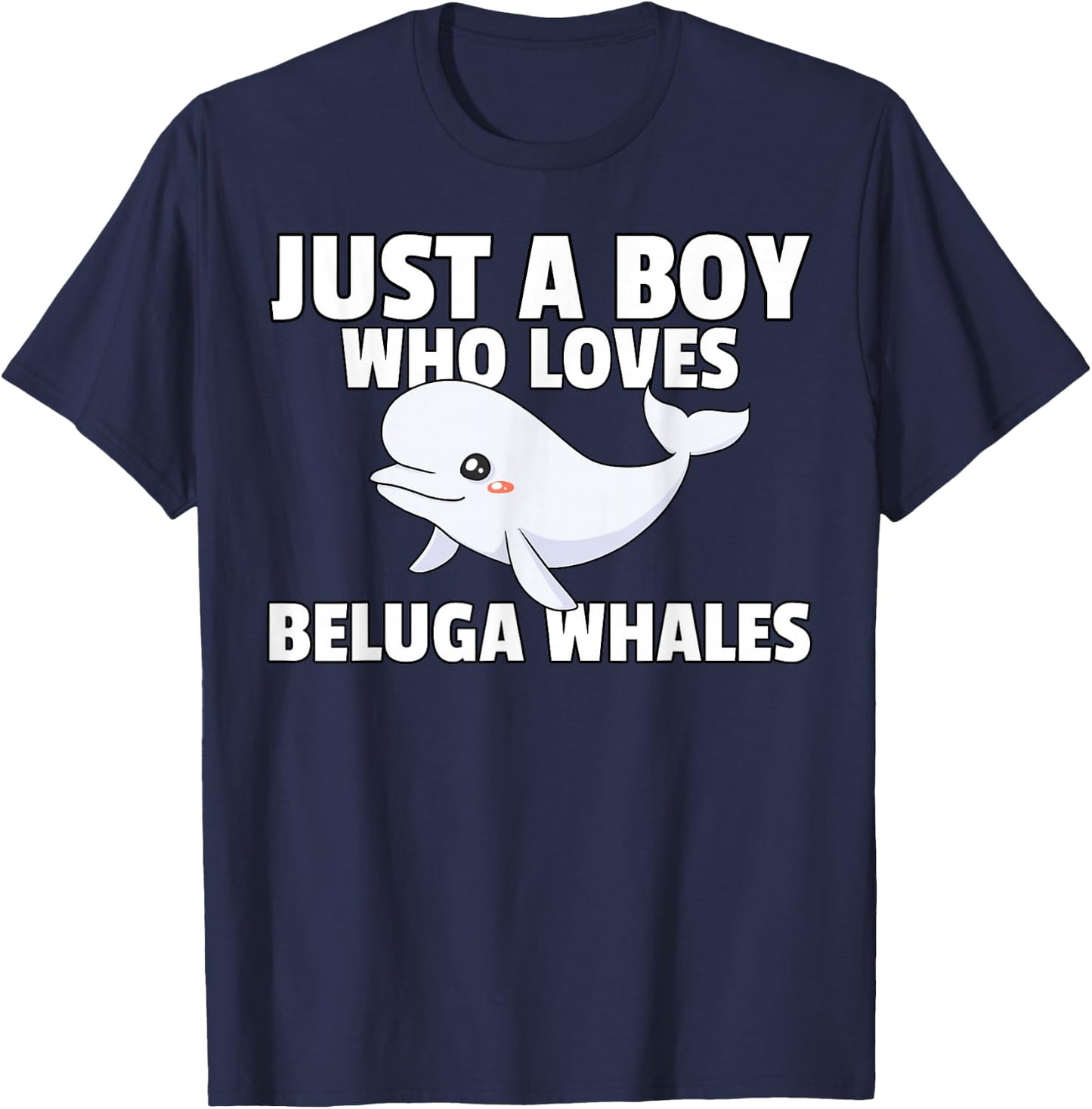 Beluga Whale Gift Baby Beluga Costume T-Shirt - T-Shirt | Navy