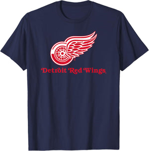 Detroit Red Wings Power Play Officially Licensed T-Shirt - T-Shirt | Navy