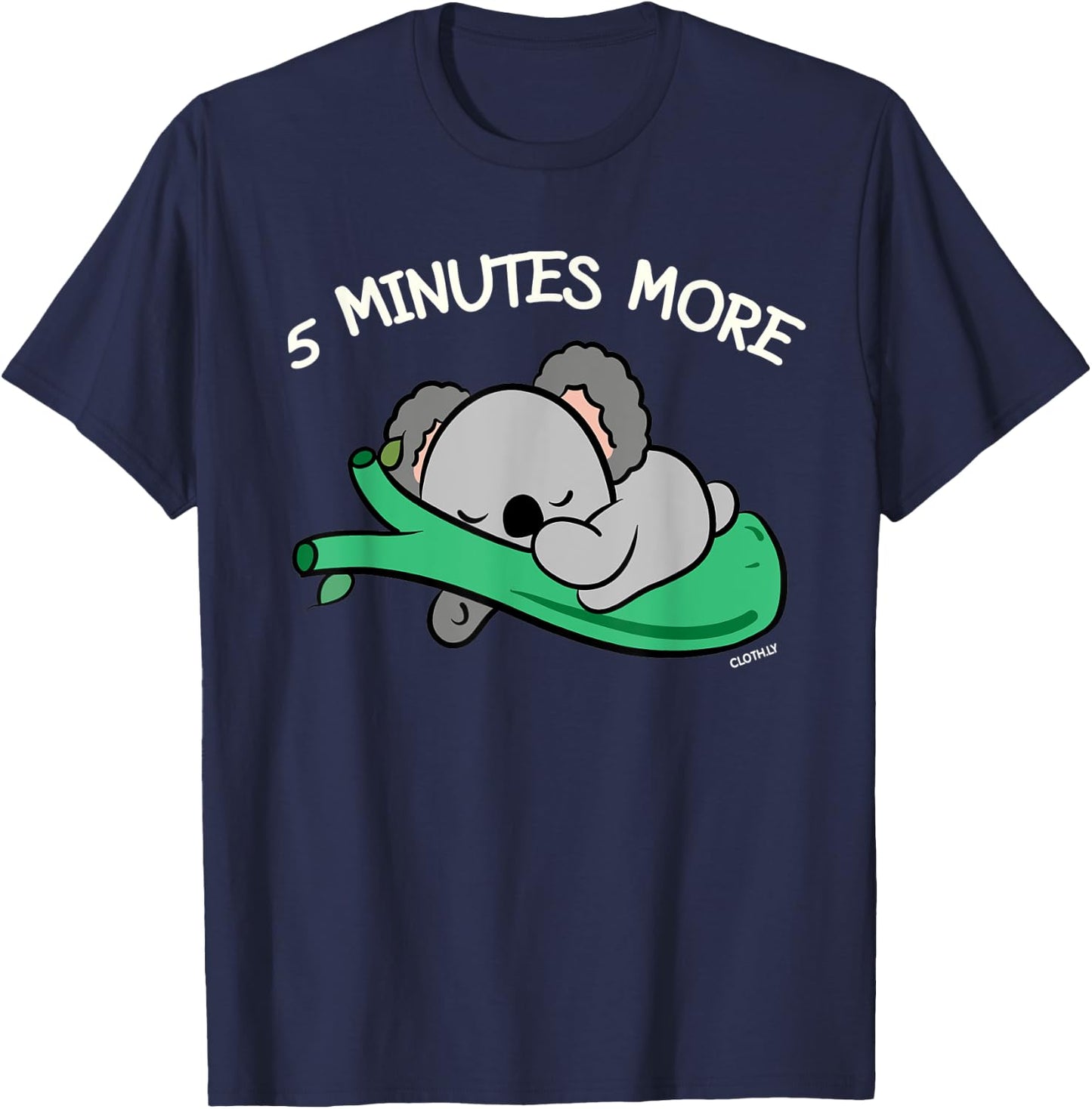5 Minutes more Koala Bear Gift Australia Koalas T-Shirt - T-Shirt | Navy