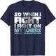 So When I Fight I Fight On My Knees Religious Christian T-Shirt - T-Shirt | Navy
